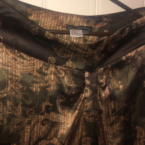 Lillie Rubin 100% Silk Fringed Skirt - Picture 3 of 3